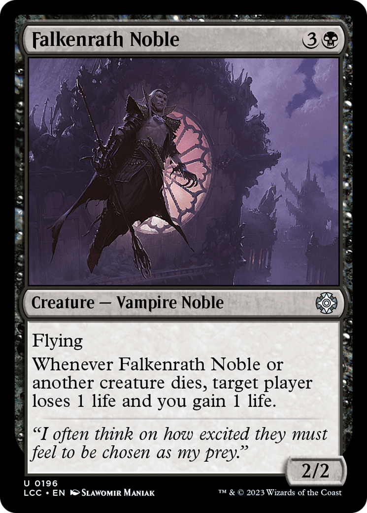 Falkenrath Noble [The Lost Caverns of Ixalan Commander] | Silver Goblin