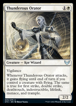 Thunderous Orator [Strixhaven: School of Mages] | Silver Goblin