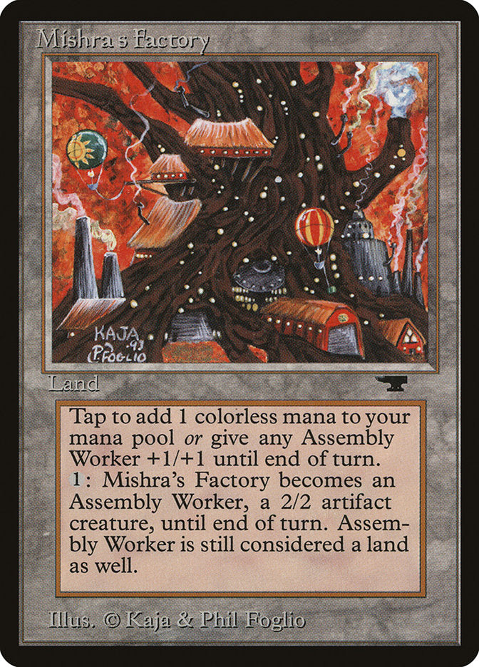 Mishra's Factory (Orange Background) [Antiquities] | Silver Goblin