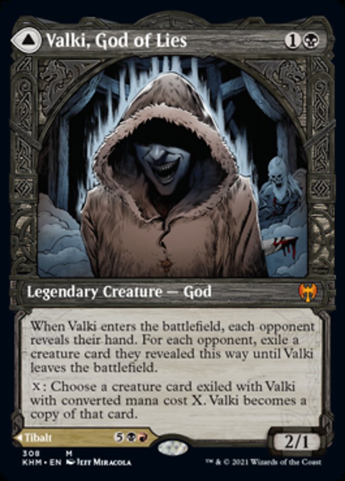 Valki, God of Lies // Tibalt, Cosmic Impostor (Showcase) [Kaldheim] | Silver Goblin