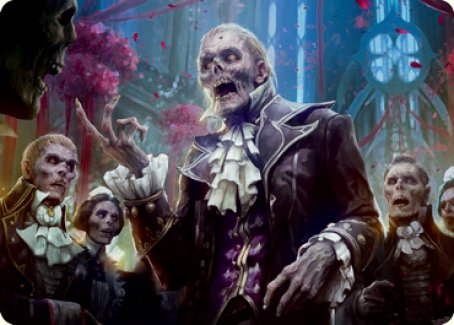 Undead Butler Art Card [Innistrad: Crimson Vow Art Series] | Silver Goblin