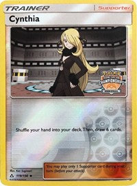 Cynthia (119/156) (Regional Championship Promo) [Sun & Moon: Ultra Prism] | Silver Goblin