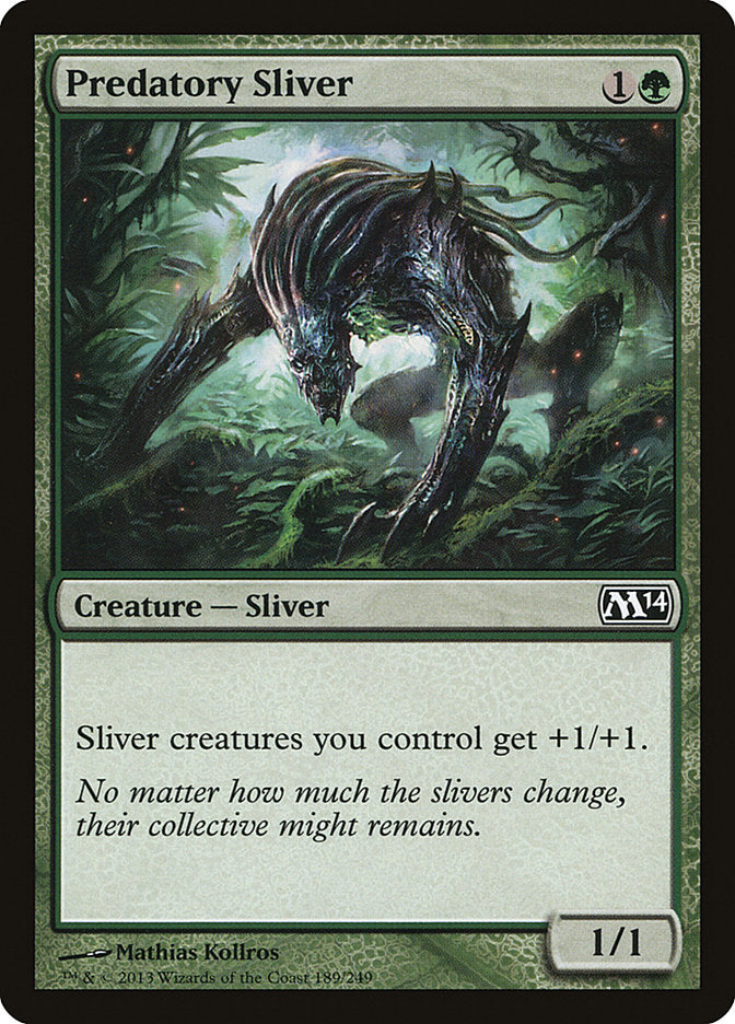 Predatory Sliver [Magic 2014] | Silver Goblin