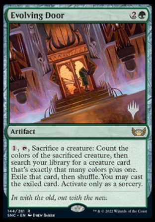 Evolving Door (Promo Pack) [Streets of New Capenna Promos] | Silver Goblin