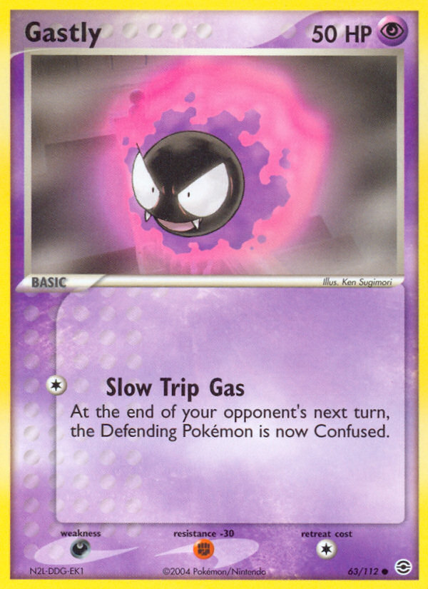 Gastly (63/112) [EX: FireRed & LeafGreen] | Silver Goblin