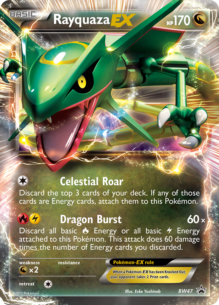 Rayquaza EX (BW47) [Black & White: Black Star Promos] | Silver Goblin