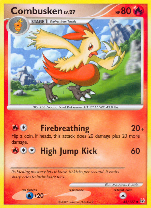 Combusken (45/127) [Platinum: Base Set] | Silver Goblin