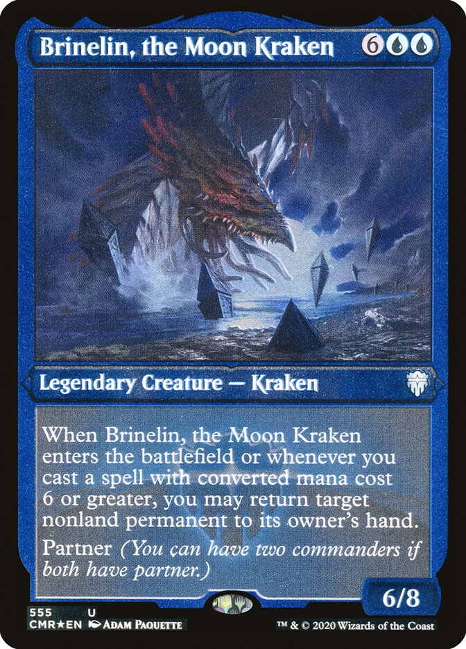 Brinelin, the Moon Kraken (Etched) [Commander Legends] | Silver Goblin