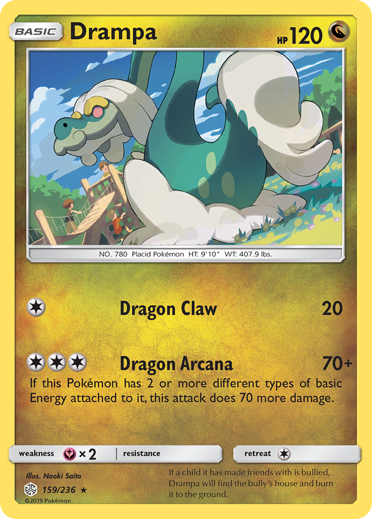 Drampa (159/236) [Sun & Moon: Cosmic Eclipse] | Silver Goblin