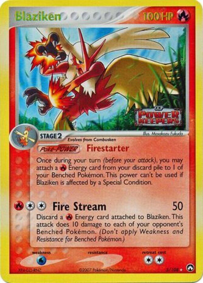 Blaziken (5/108) (Stamped) [EX: Power Keepers] | Silver Goblin