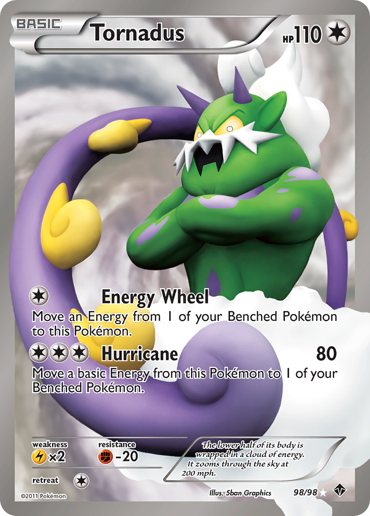 Tornadus (98/98) [Black & White: Emerging Powers] | Silver Goblin