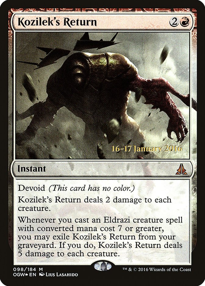 Kozilek's Return [Oath of the Gatewatch Prerelease Promos] | Silver Goblin