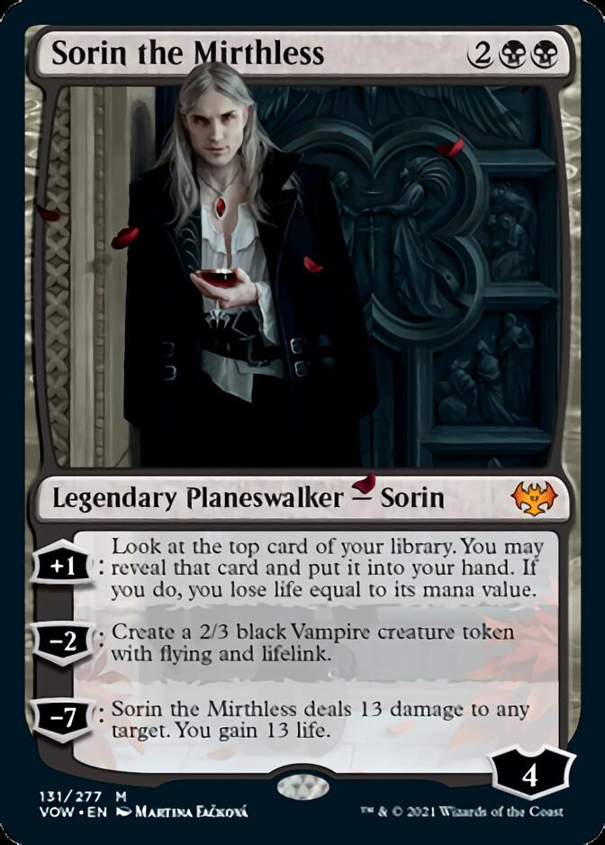 Sorin the Mirthless [Innistrad: Crimson Vow] | Silver Goblin