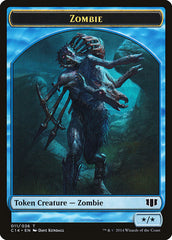 Fish // Zombie (011/036) Double-Sided Token [Commander 2014 Tokens] | Silver Goblin