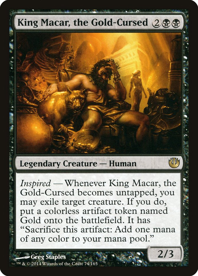 King Macar, the Gold-Cursed [Journey into Nyx] | Silver Goblin
