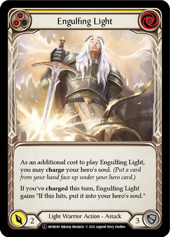 Engulfing Light (Yellow) [U-MON049] (Monarch Unlimited)  Unlimited Normal | Silver Goblin