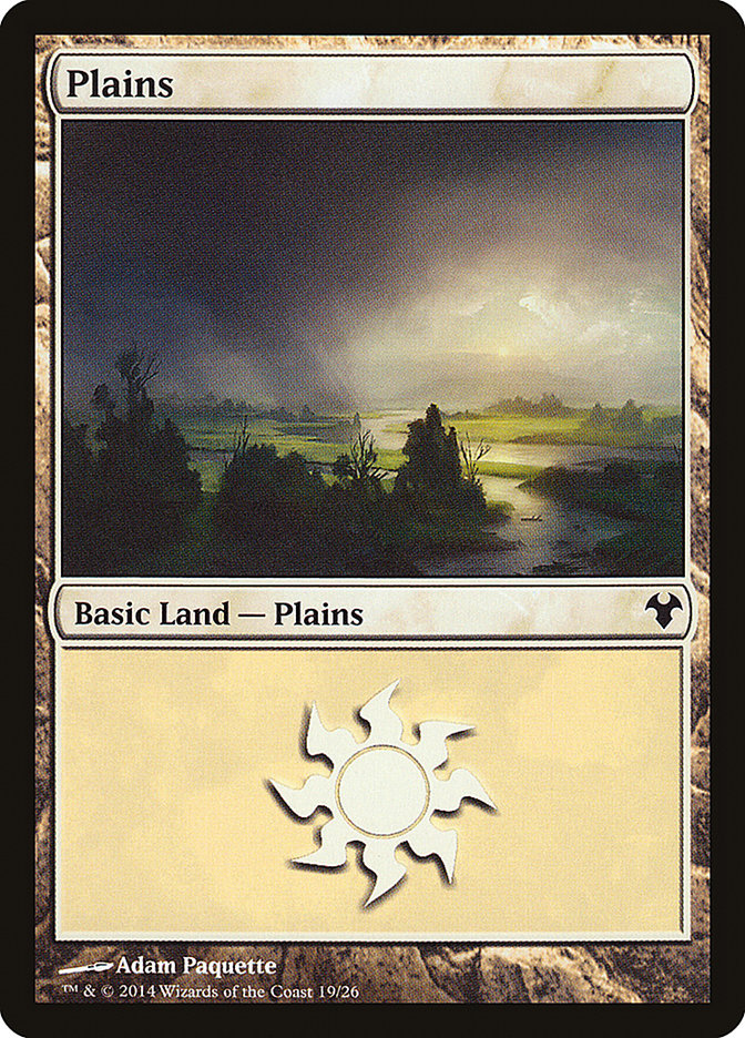 Plains (19) [Modern Event Deck 2014] | Silver Goblin