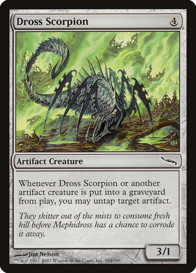 Dross Scorpion [Mirrodin] | Silver Goblin