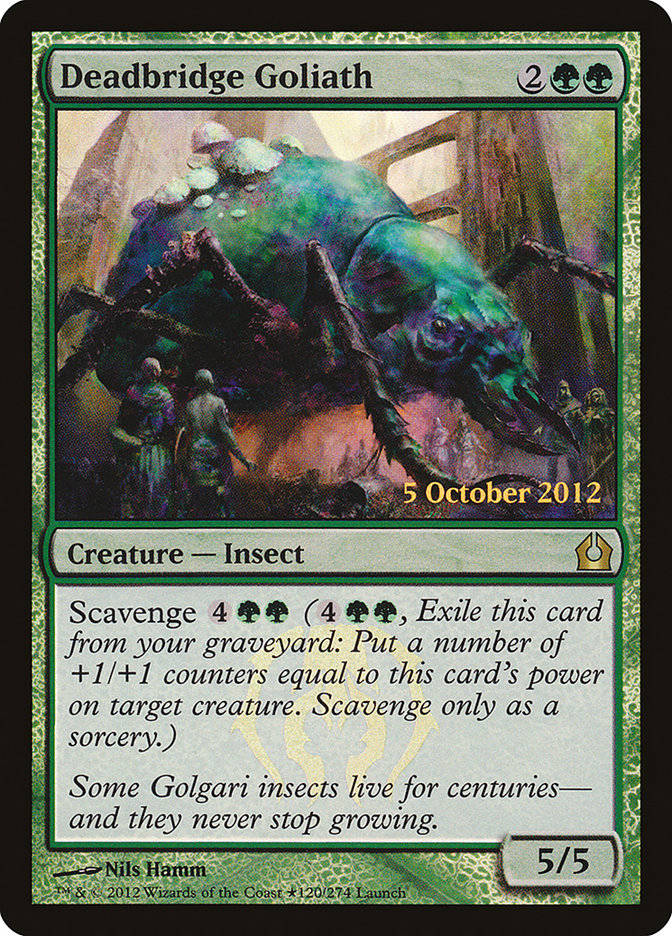 Deadbridge Goliath [Return to Ravnica Prerelease Promos] | Silver Goblin