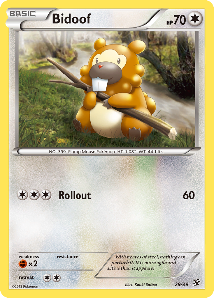 Bidoof (29/39) [XY: Kalos Starter Set] | Silver Goblin