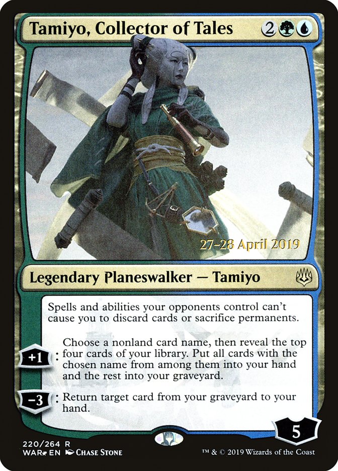 Tamiyo, Collector of Tales [War of the Spark Prerelease Promos] | Silver Goblin