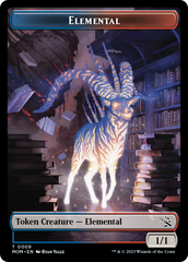 Elemental (9) // Thopter Double-Sided Token [March of the Machine Tokens] | Silver Goblin