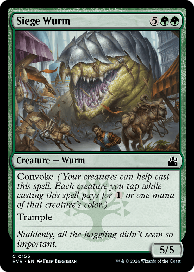 Siege Wurm [Ravnica Remastered] | Silver Goblin