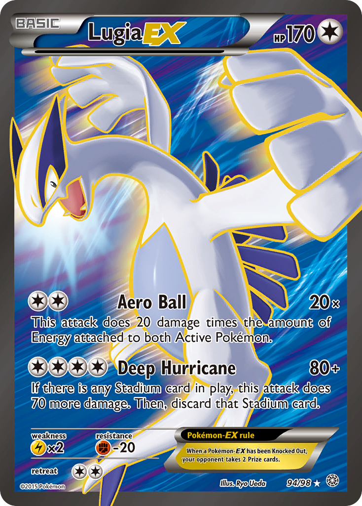 Lugia EX (94/98) [XY: Ancient Origins] | Silver Goblin