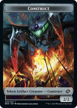 Powerstone // Construct (004) Double-Sided Token [The Brothers' War Tokens] | Silver Goblin