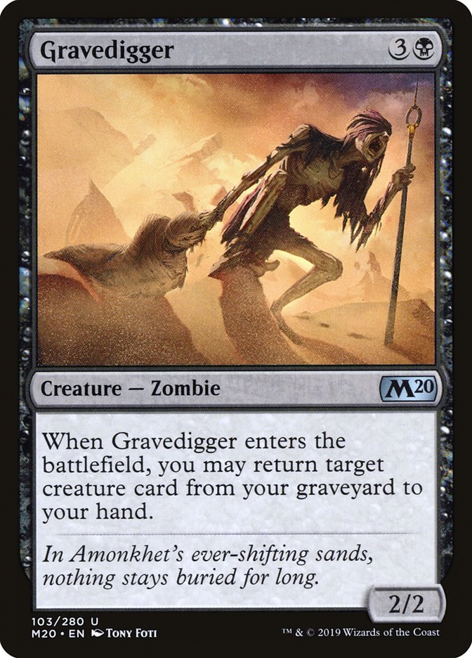 Gravedigger [Core Set 2020] | Silver Goblin