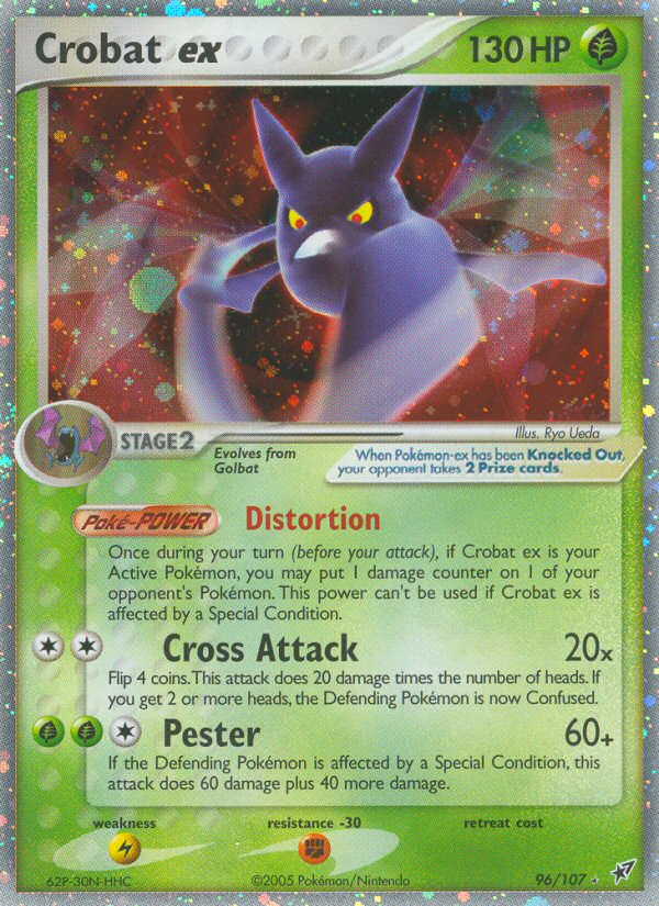 Crobat ex (96/107) [EX: Deoxys] | Silver Goblin