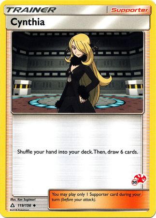 Cynthia (119/156) (Charizard Stamp #50) [Battle Academy 2020] | Silver Goblin