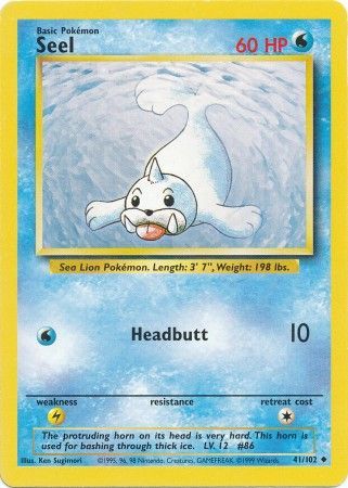 Seel (41/102) [Base Set Unlimited] | Silver Goblin