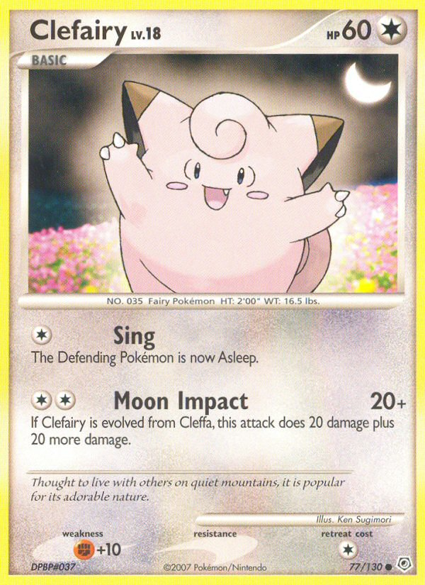 Clefairy (77/130) [Diamond & Pearl: Base Set] | Silver Goblin