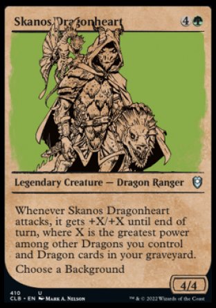 Skanos Dragonheart (Showcase) [Commander Legends: Battle for Baldur's Gate] | Silver Goblin