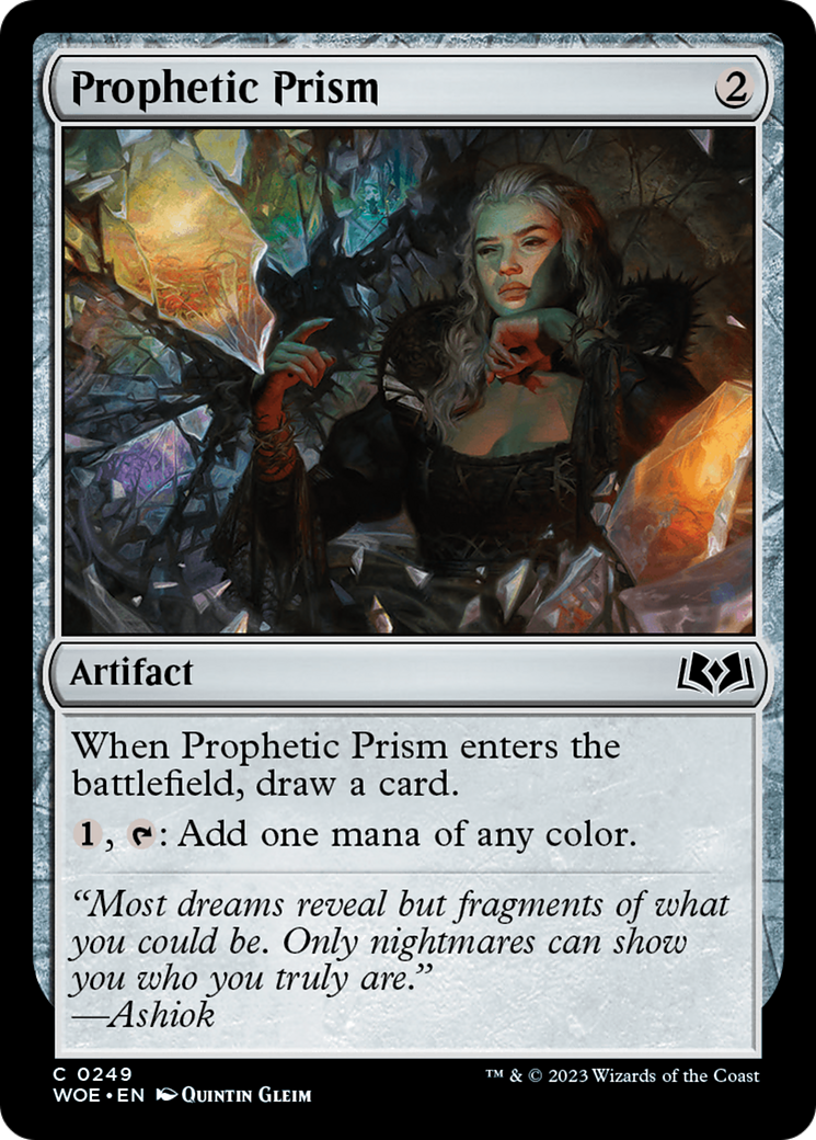 Prophetic Prism [Wilds of Eldraine] | Silver Goblin