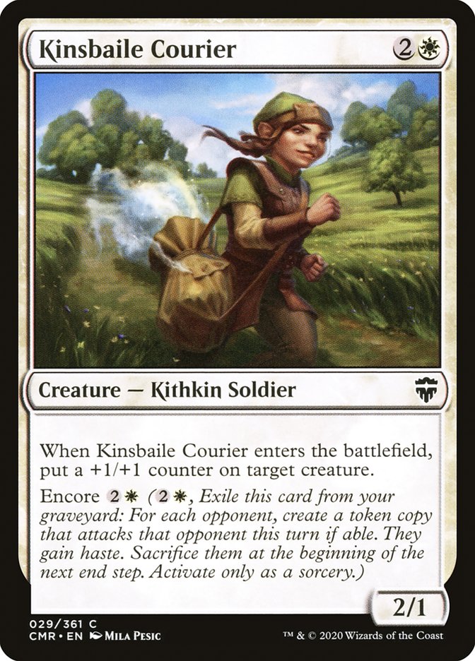 Kinsbaile Courier [Commander Legends] | Silver Goblin
