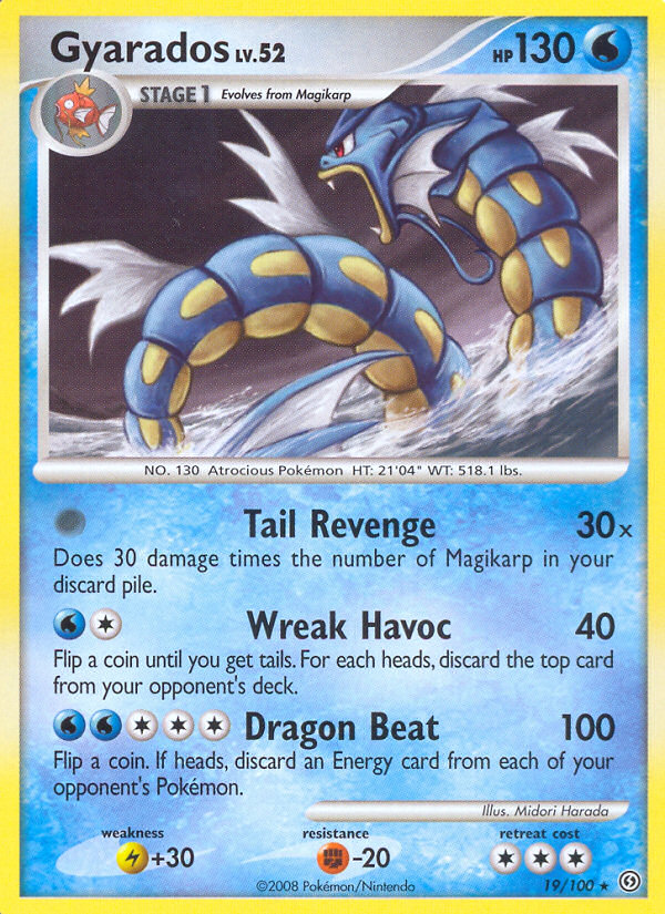 Gyarados (19/100) [Diamond & Pearl: Stormfront] | Silver Goblin