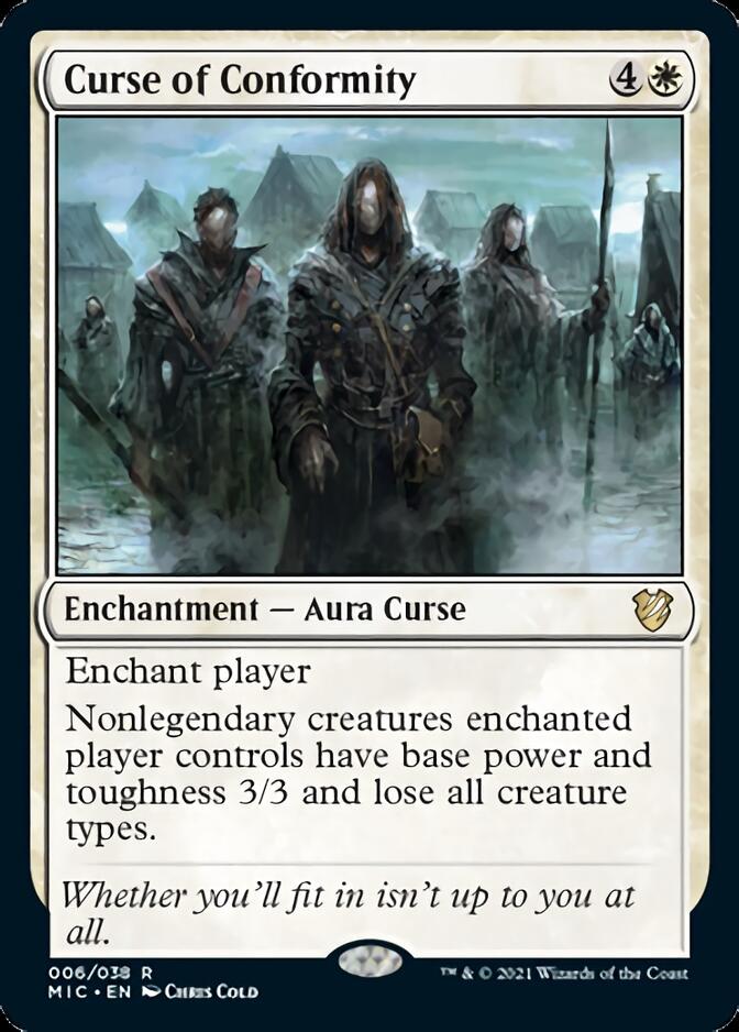 Curse of Conformity [Innistrad: Midnight Hunt Commander] | Silver Goblin