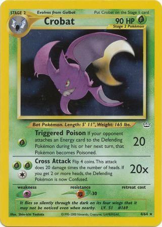 Crobat (4/64) [Neo Revelation Unlimited] | Silver Goblin