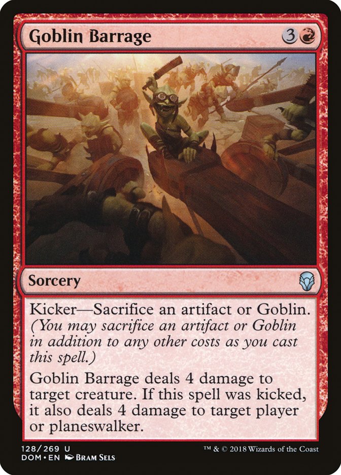 Goblin Barrage [Dominaria] | Silver Goblin