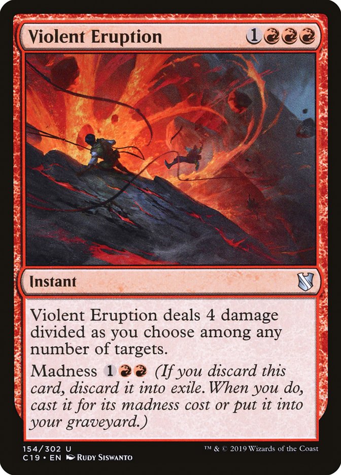 Violent Eruption [Commander 2019] | Silver Goblin