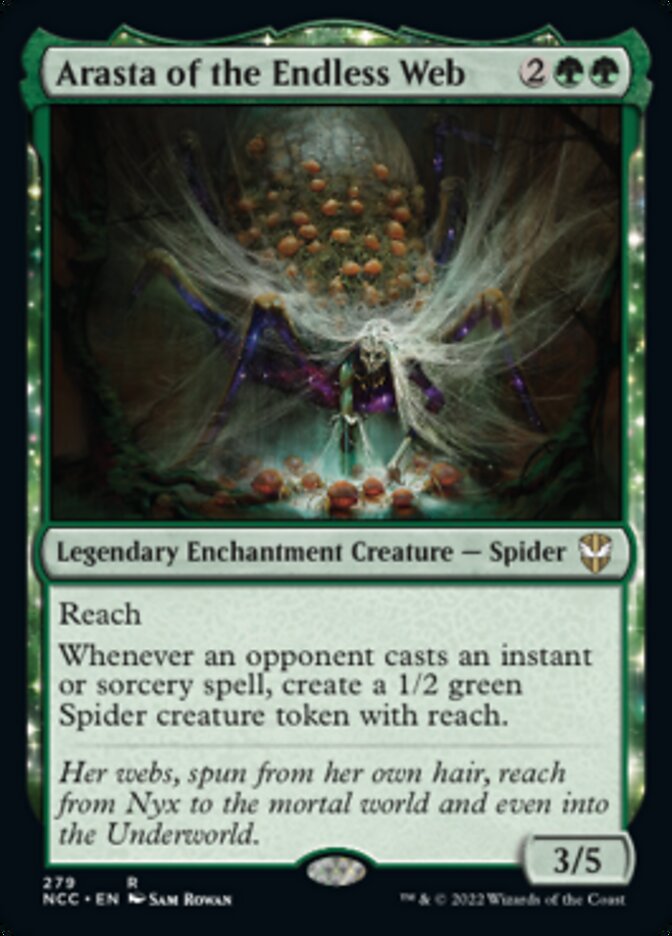 Arasta of the Endless Web [Streets of New Capenna Commander] | Silver Goblin
