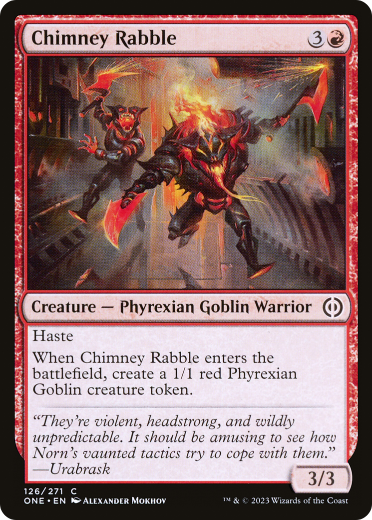 Chimney Rabble [Phyrexia: All Will Be One] | Silver Goblin
