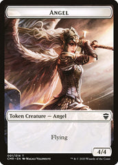Angel // Soldier Double-Sided Token [Commander Legends Tokens] | Silver Goblin