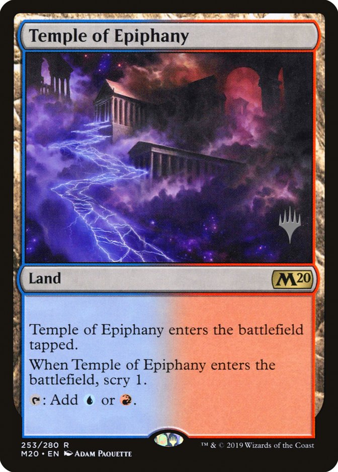 Temple of Epiphany (Promo Pack) [Core Set 2020 Promos] | Silver Goblin