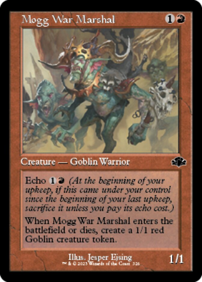Mogg War Marshal (Retro) [Dominaria Remastered] | Silver Goblin
