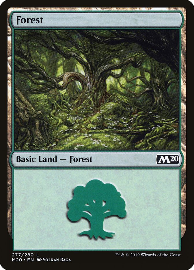 Forest (277) [Core Set 2020] | Silver Goblin