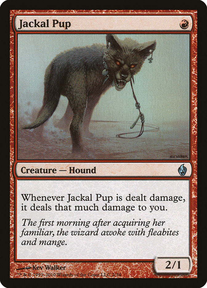 Jackal Pup [Premium Deck Series: Fire and Lightning] | Silver Goblin