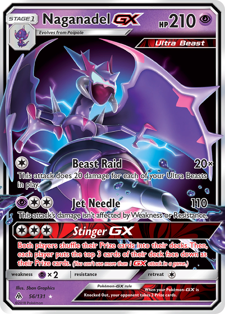 Naganadel GX (56/131) [Sun & Moon: Forbidden Light] | Silver Goblin